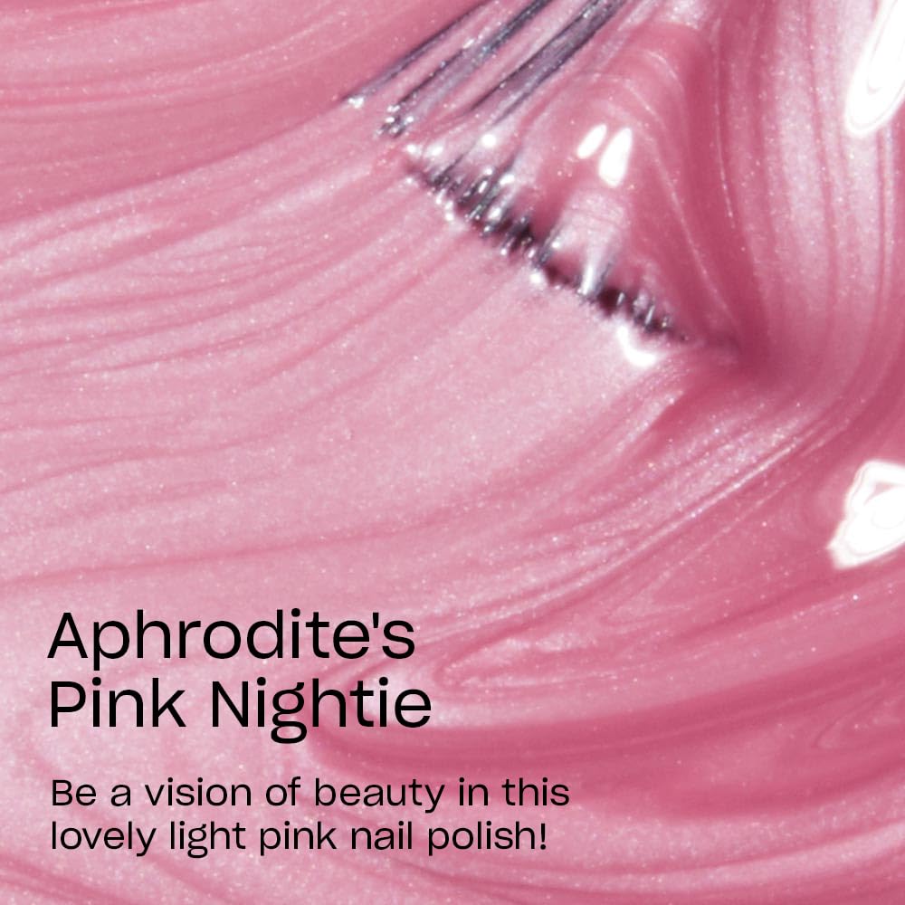 OPI brush stroke of Aphrodite's Pink Nightie demonstrating smooth, streak-free application