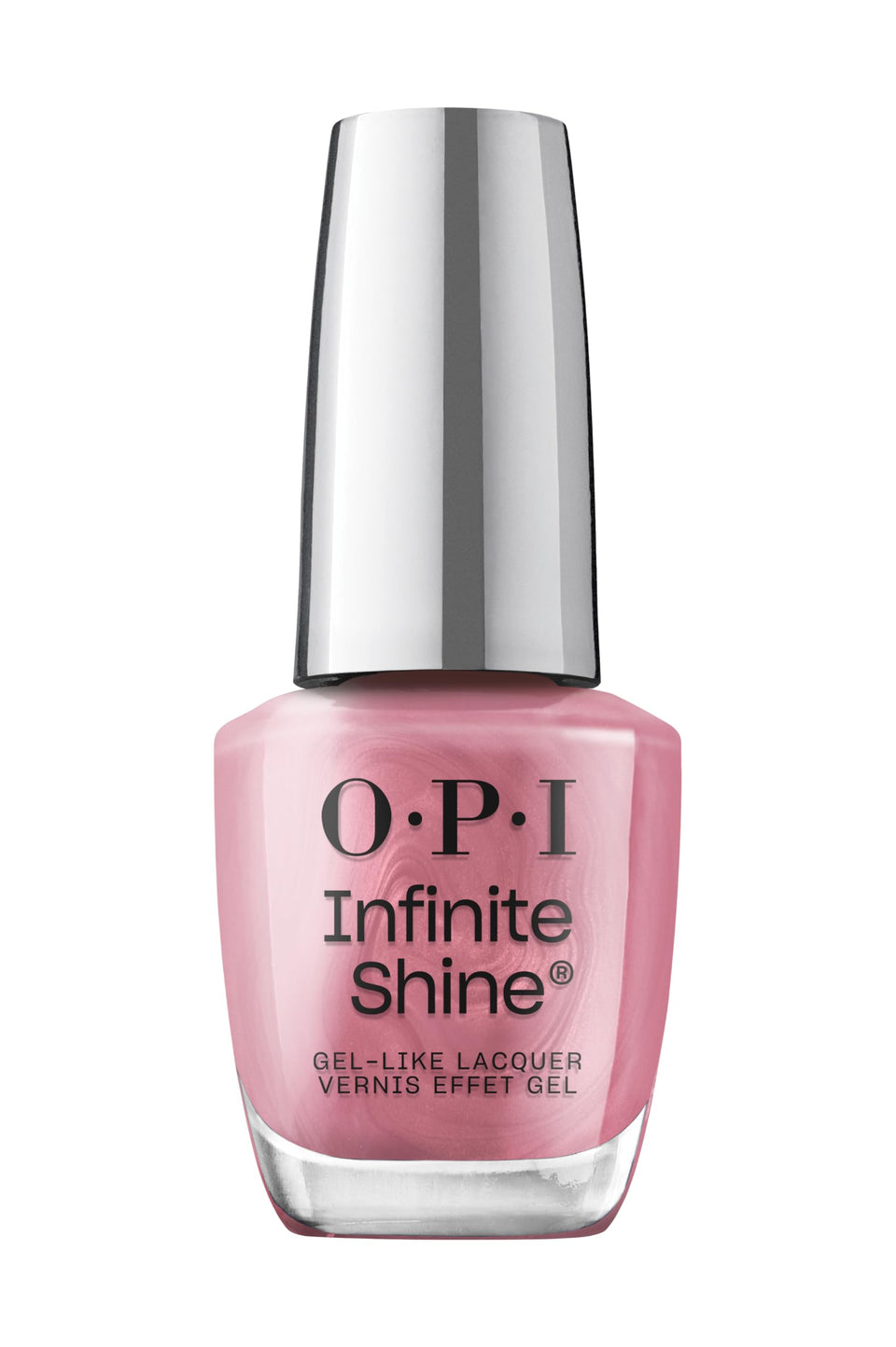 OPI Aphrodite's Pink Nightie front bottle shot showing sheer shimmer and salon shine