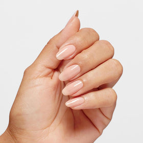 OPI application on nail in use improving adhesion and reducing chips