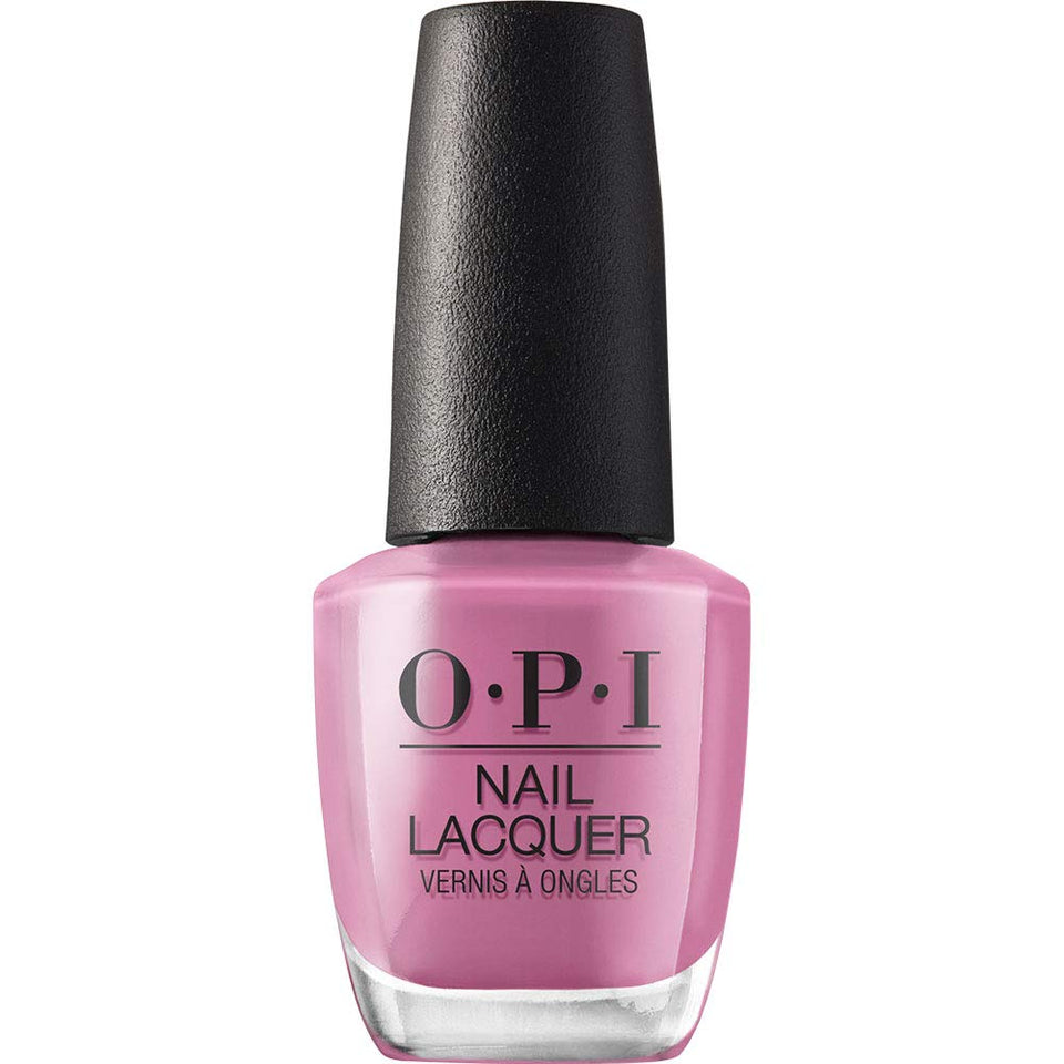 OPI Arigato bottle front showing soft pink shade and brand logo for polished look