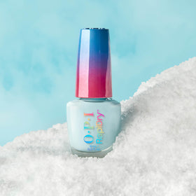 OPI nails styled with winter outfit illustrating holiday ready polish