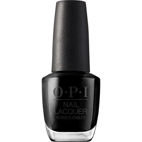 OPI Black Onyx front packaging showing deep black color and sleek bottle