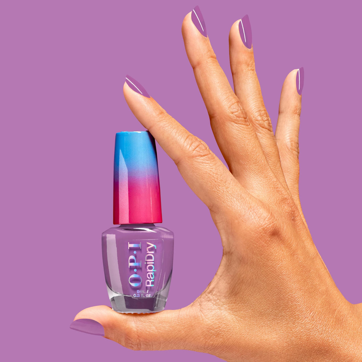 OPI polish texture close-up highlighting glossy crème finish and smooth coverage