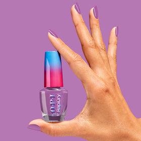OPI polish texture close-up highlighting glossy crème finish and smooth coverage
