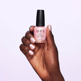 OPI wide brush applying I Meta My Soulmate for smooth, streak-free coverage