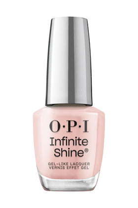 OPI Bubble Bath front bottle showing soft pink shade and glossy finish benefit