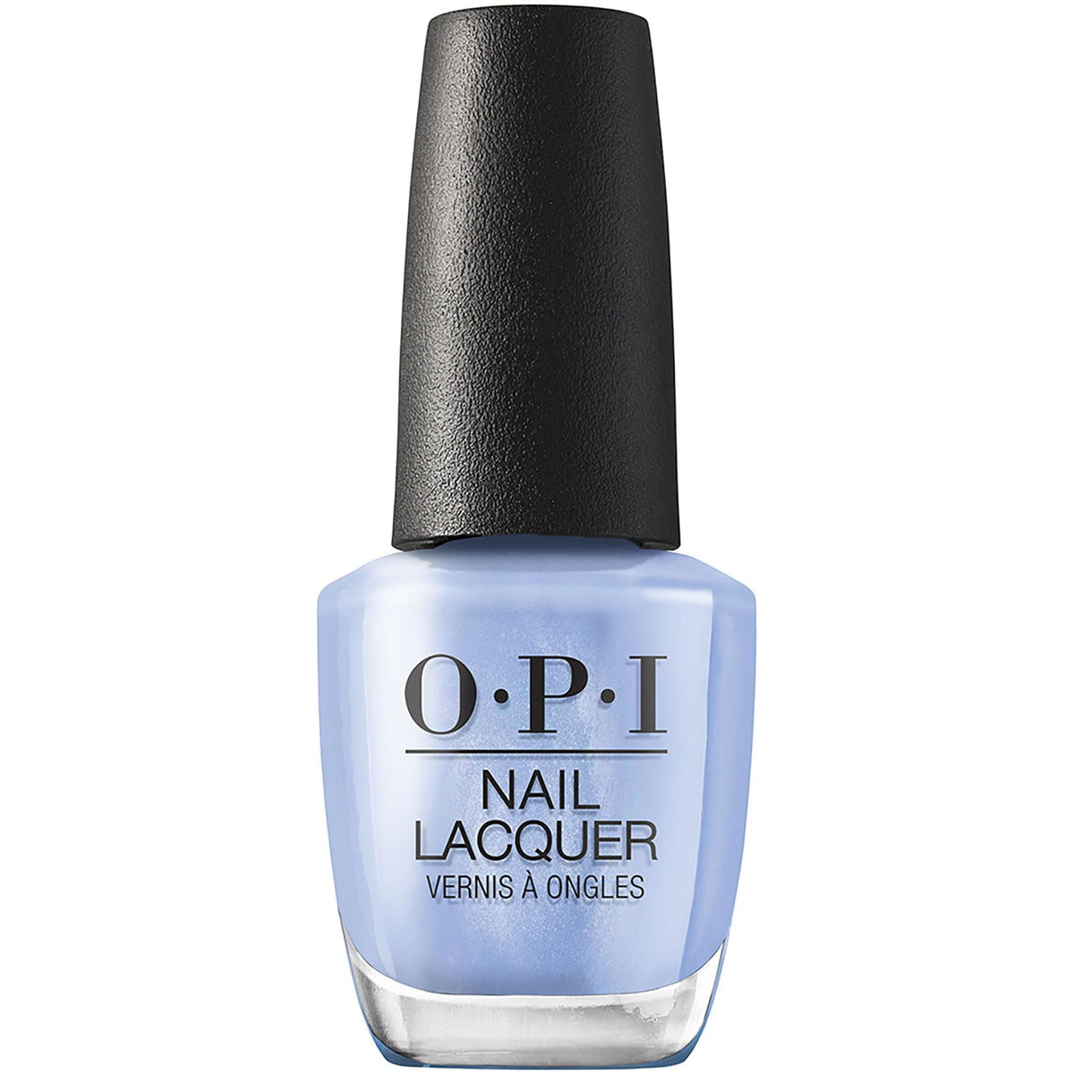 OPI Can't CTRL Me front bottle showing light blue shimmer and brand appeal
