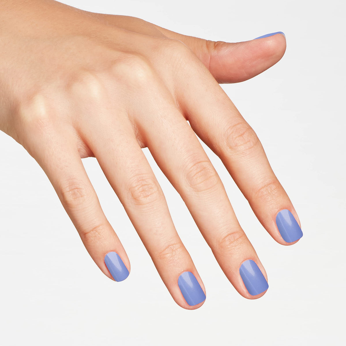 Manicure using OPI Can't CTRL Me showing glossy, chip-resistant finish