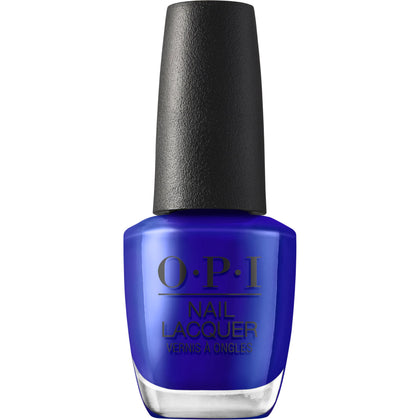 OPI front packaging showing royal blue crème and glossy finish benefit