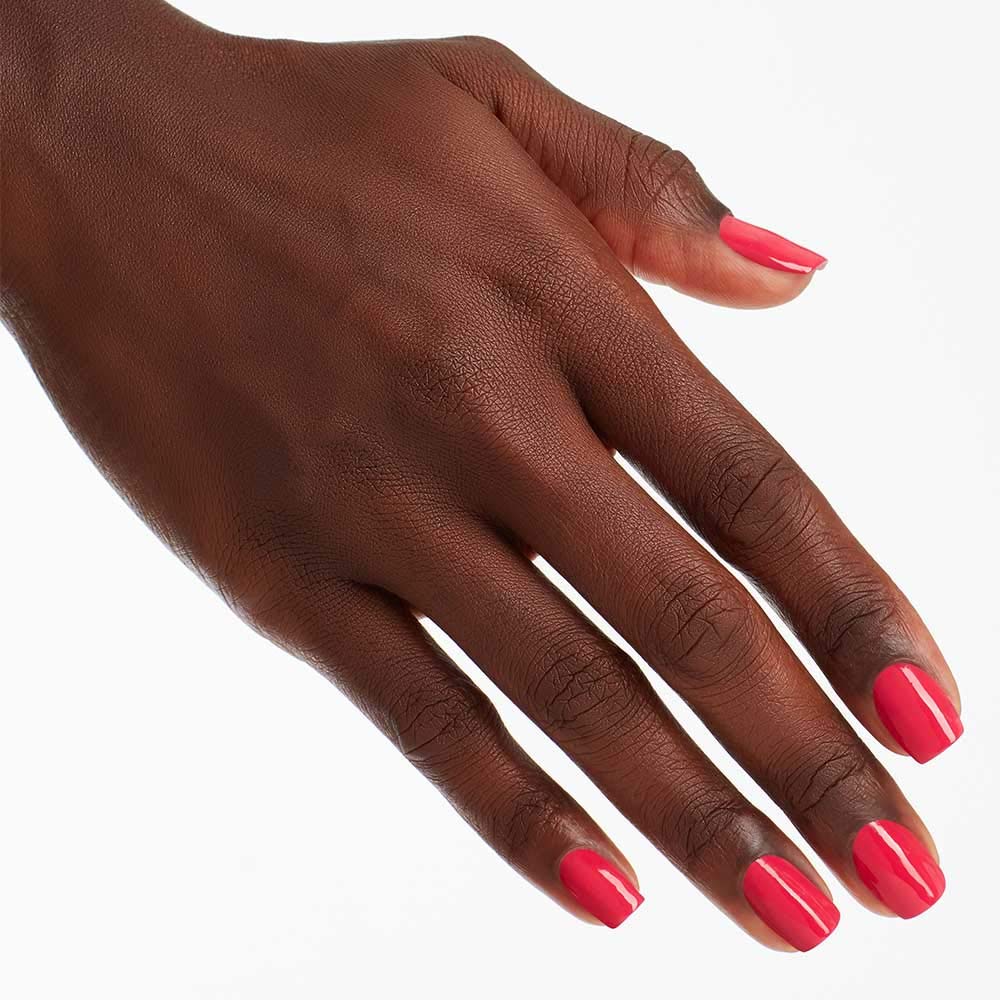 OPI paint stroke texture highlighting crème finish and streak-free benefit