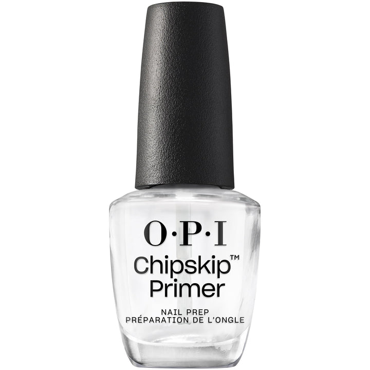 OPI Chip Skip primer bottle front view showing sleek branding and benefit