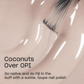 OPI brush stroke demonstrating smooth, even coverage and rich color