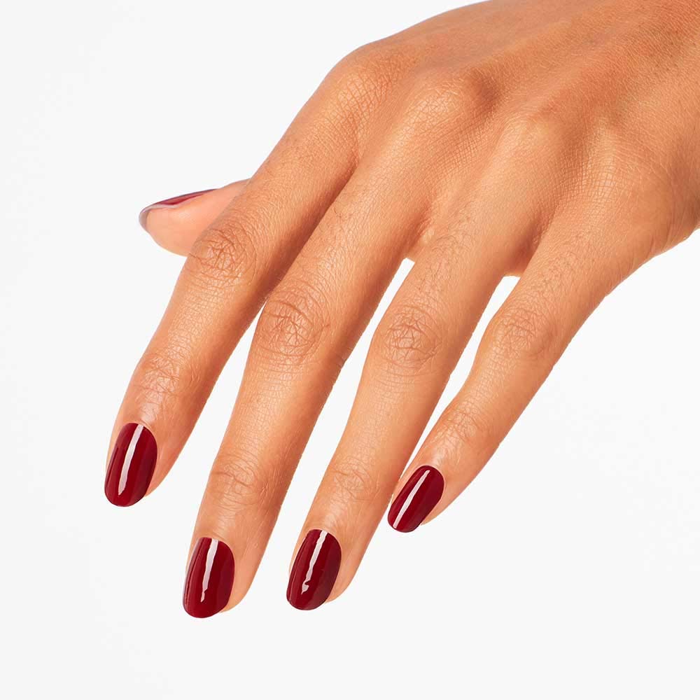 OPI close-up of nail shine highlighting high-gloss salon-quality finish