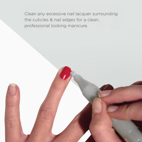 OPI correct clean up pen tip close-up for precise polish removal