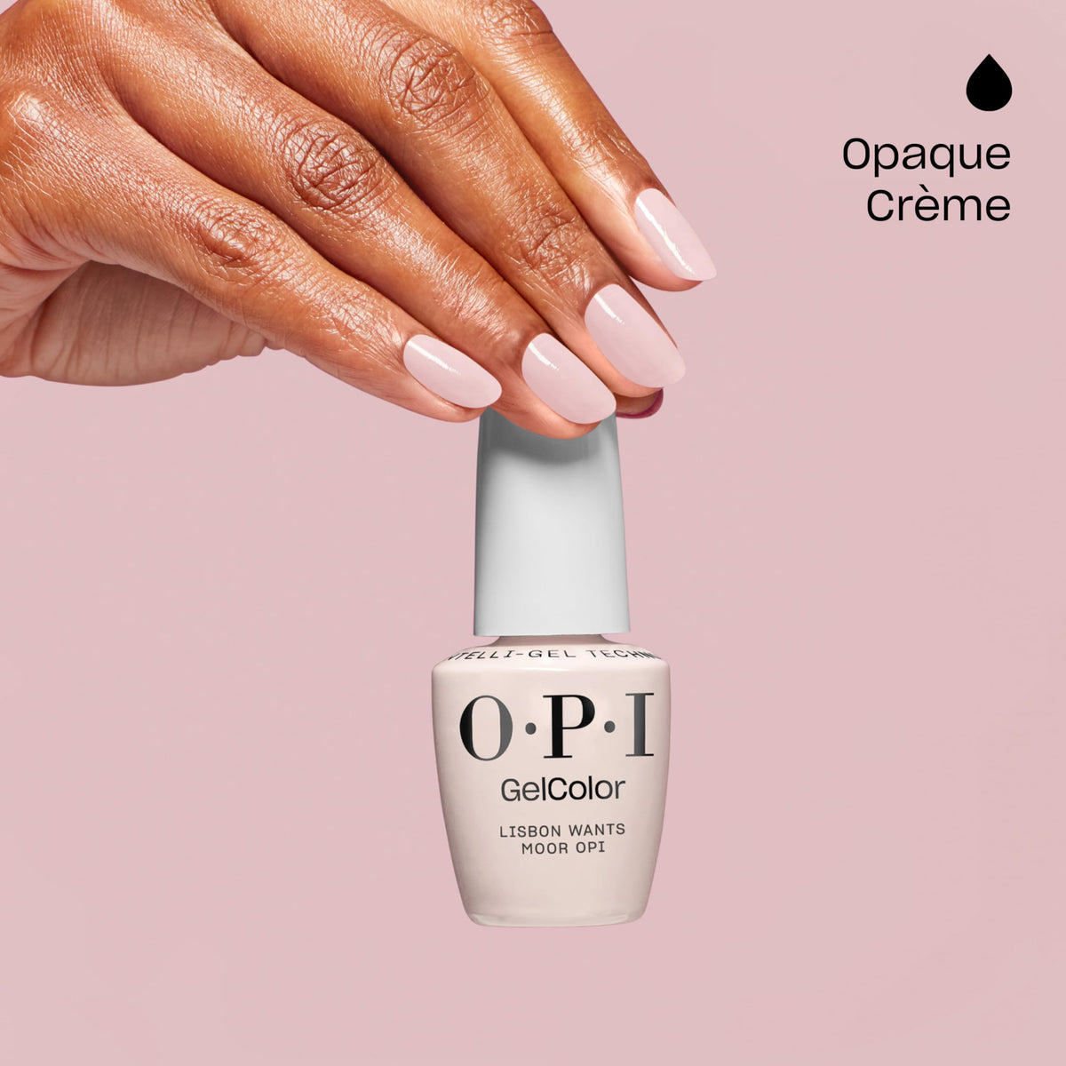 OPI cured nail close-up highlighting salon-quality glossy shine