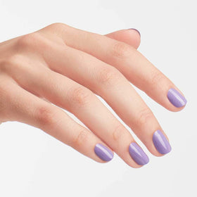 OPI glossy surface close-up showing crème texture and high shine