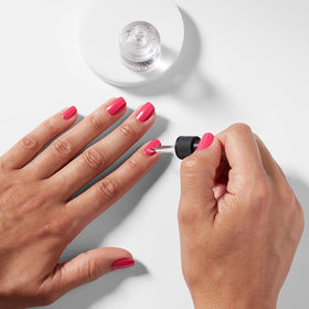 OPI bottle on vanity styling with tools showing salon-grade convenience