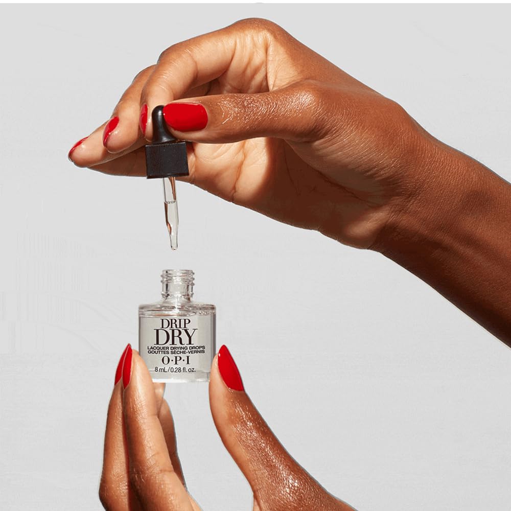 OPI 8ml bottle beside coin illustrating compact travel-friendly size
