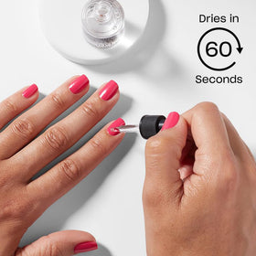 OPI drip dry used in a salon-style manicure scene for professional results
