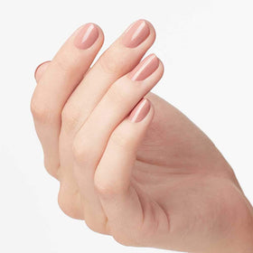 OPI Dulce de Leche wide brush spreading smooth crème for streak-free coverage benefit