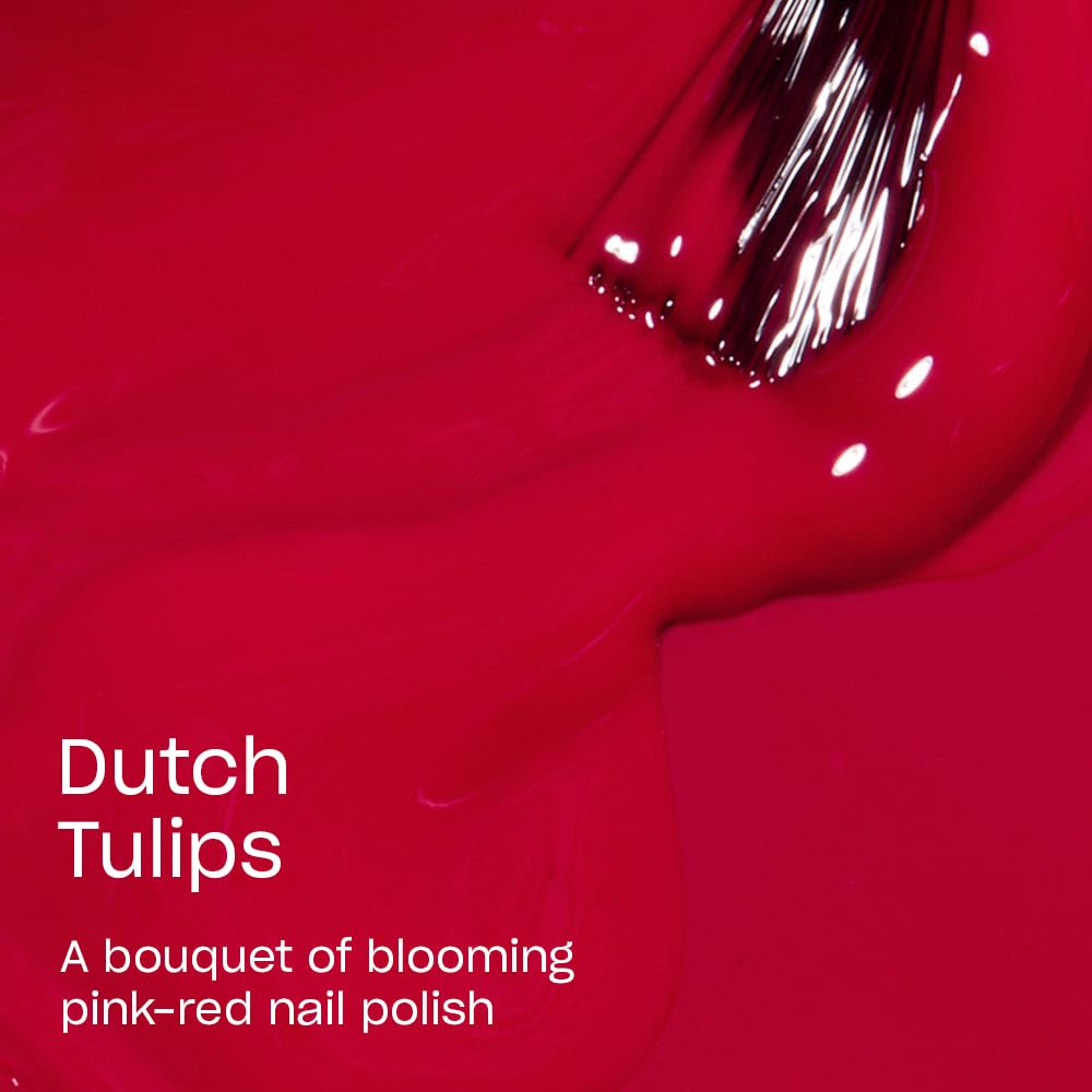 OPI Dutch Tulips pro-wide brush close-up for smooth, streak-free application benefit