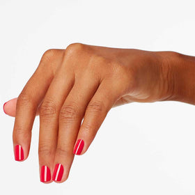 OPI Dutch Tulips crème texture close-up highlighting high-shine, even finish benefit