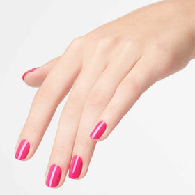 OPI finish texture closeup showing glossy pearl sheen and fast-dry benefit