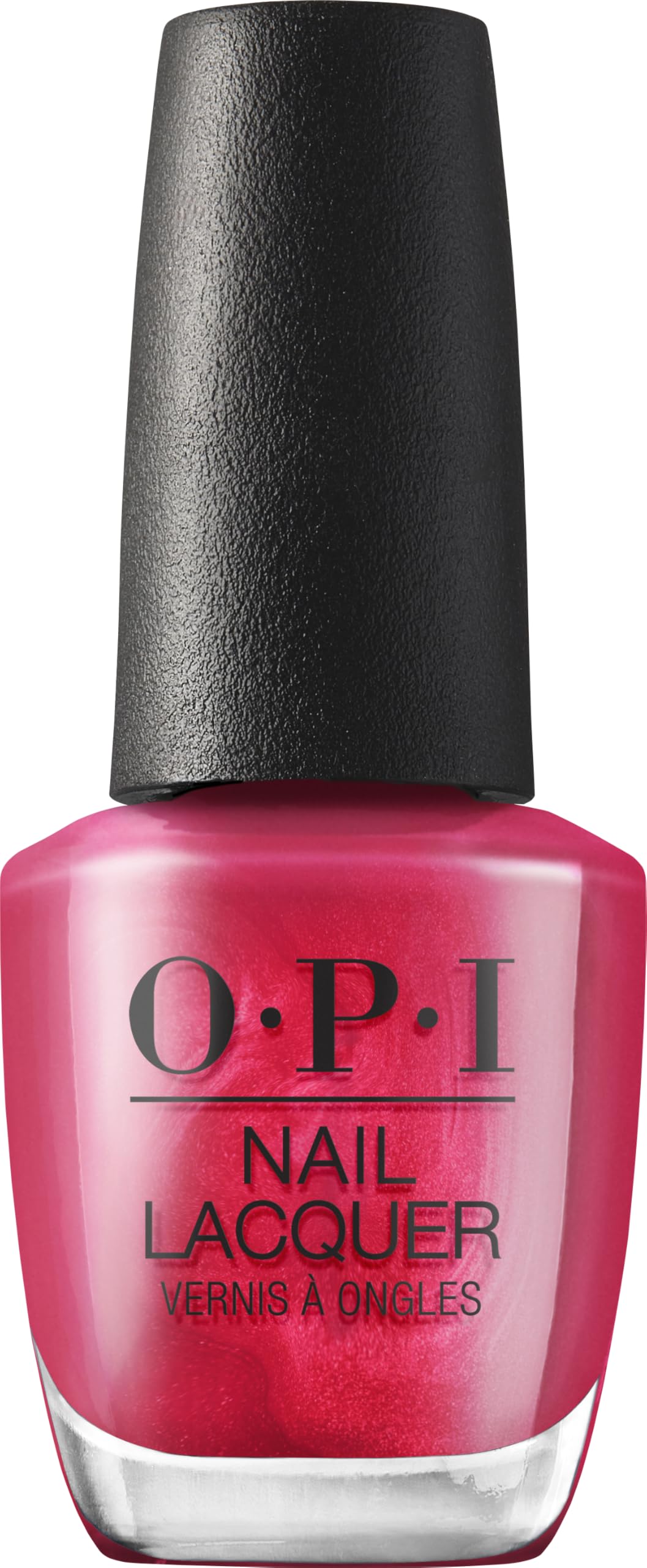 OPI bottle front view showing 15 Minutes of Flame and vibrant color benefit