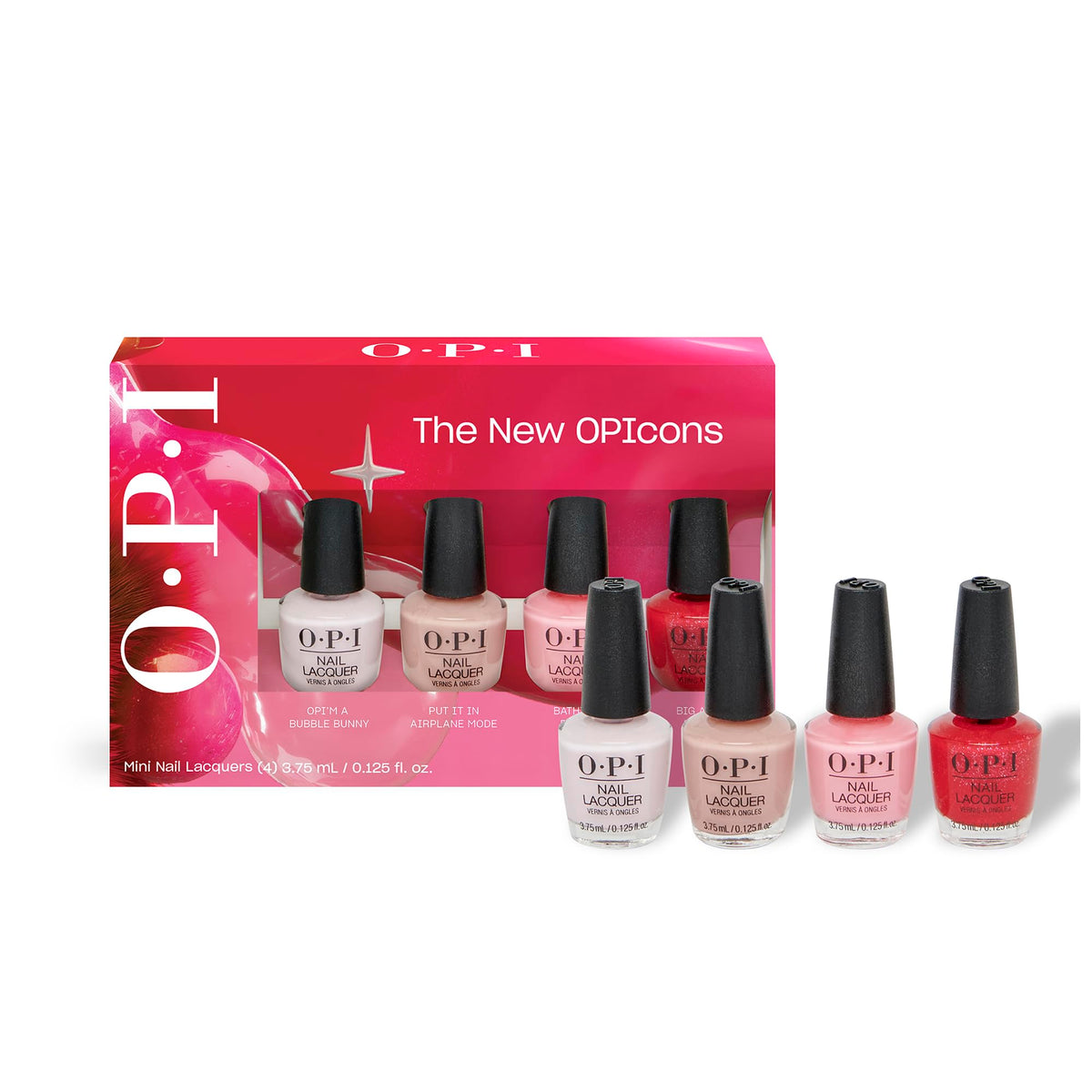 OPI front packaging showing 4pc mini pack with easy gifting