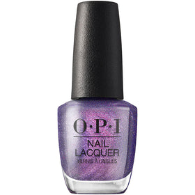OPI bottle front packaging showing dark purple shimmer and brand