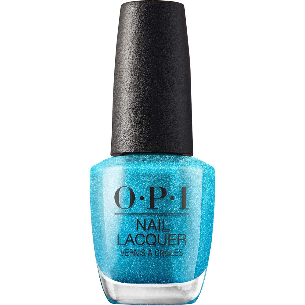 OPI front packaging of teal the cows come home showing vibrant color and glossy finish