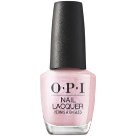 OPI bottle front view showing sheer pink pearl shade and brand advantage