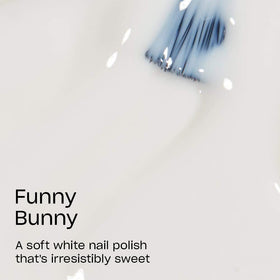 OPI Funny Bunny brush stroke detail demonstrating smooth, streak-free coverage