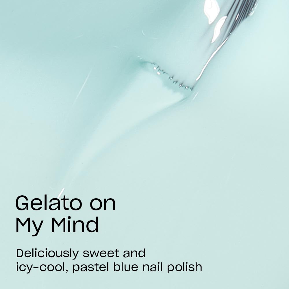 OPI brush laying down a smooth stroke demonstrating streak-free coverage