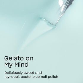 OPI brush laying down a smooth stroke demonstrating streak-free coverage