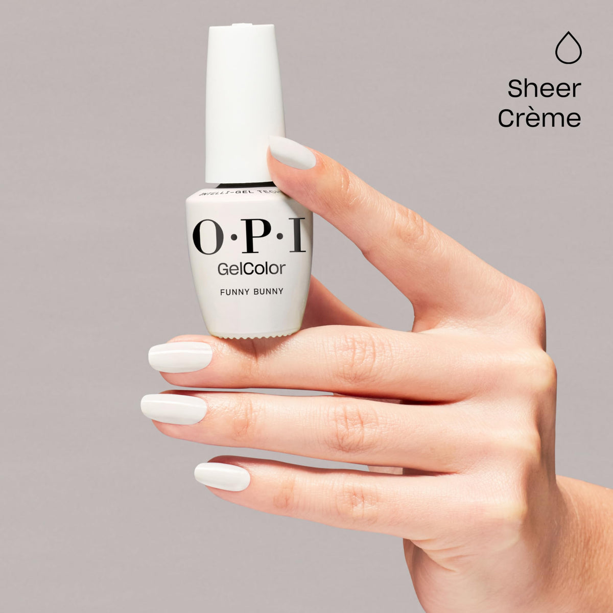 OPI cured nails with glossy shine demonstrating durable, chip-resistant finish