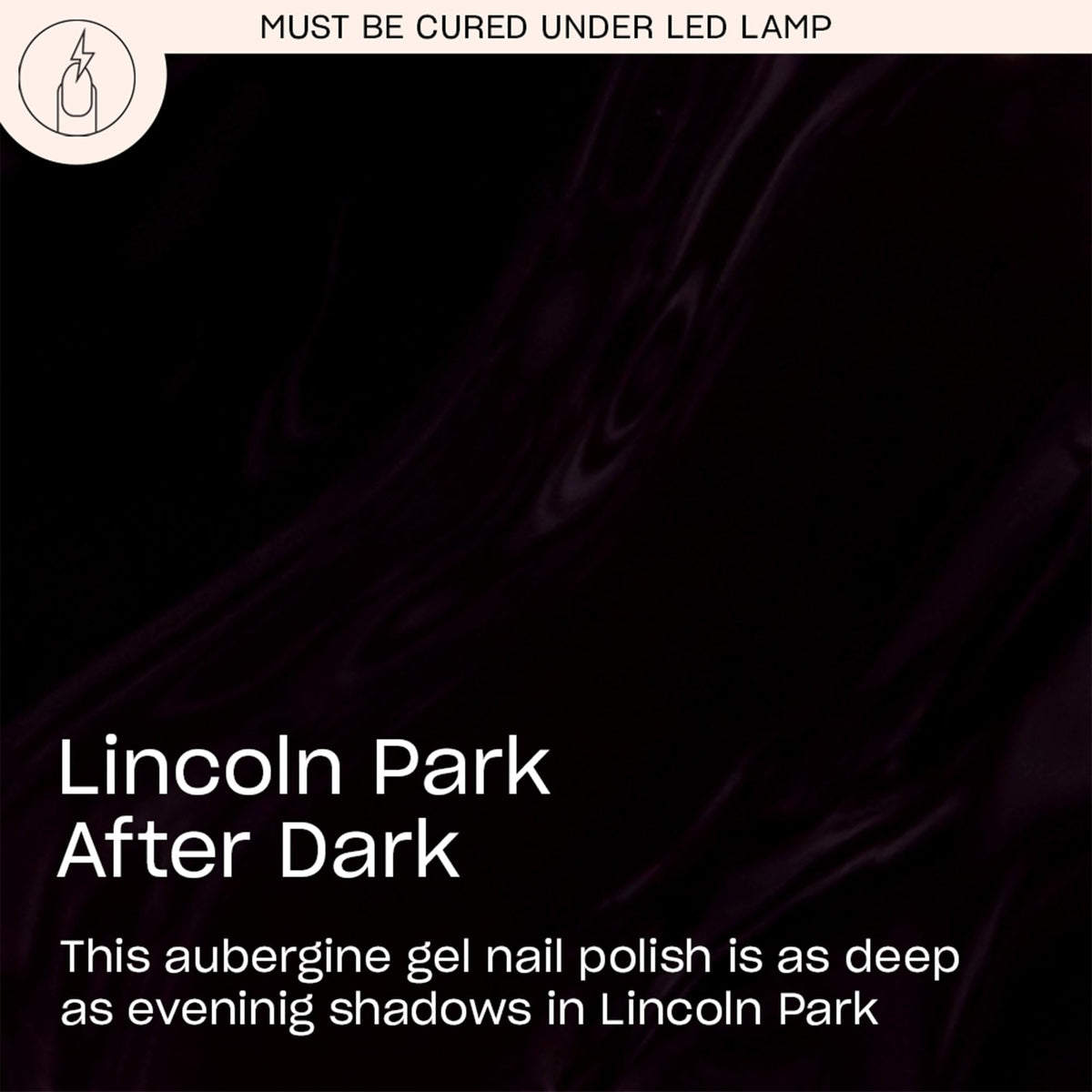 OPI brush applying Lincoln Park After Dark showing smooth coverage and quick salon workflow