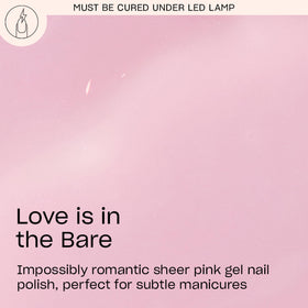 OPI brush stroke of gel showing smooth coverage and easy application benefit
