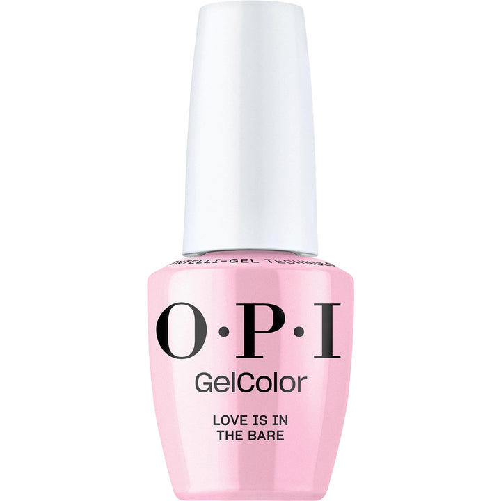 OPI bottle front view showing glossy sheer pink shade and professional finish