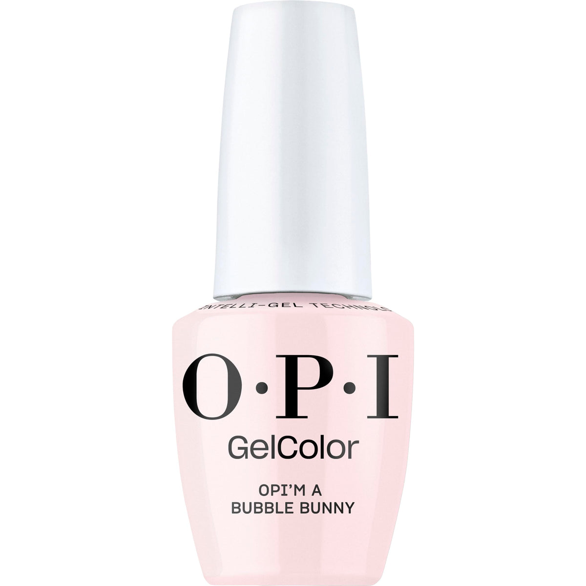 OPI bottle front view showing sheer pink shade and salon finish