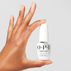 OPI Super Base in a salon setting illustrating professional finish and client satisfaction