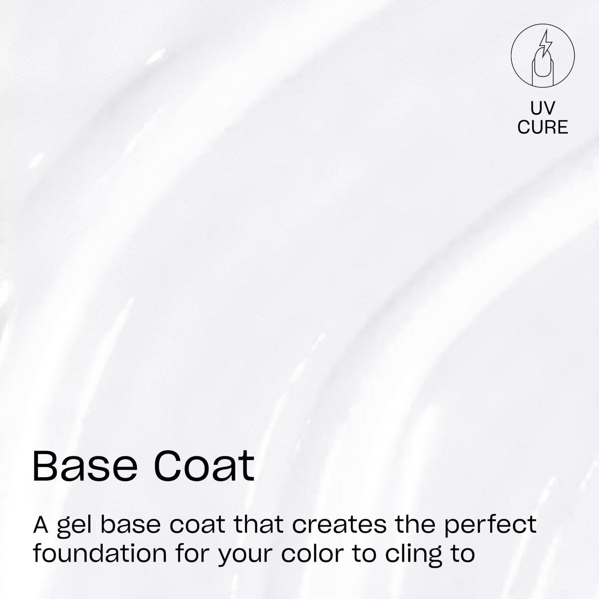 OPI GELement base coat brush and open bottle demonstrating easy application control