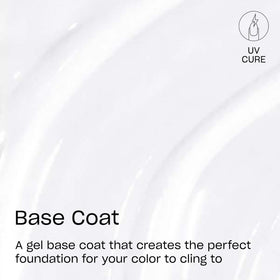 OPI GELement base coat brush and open bottle demonstrating easy application control