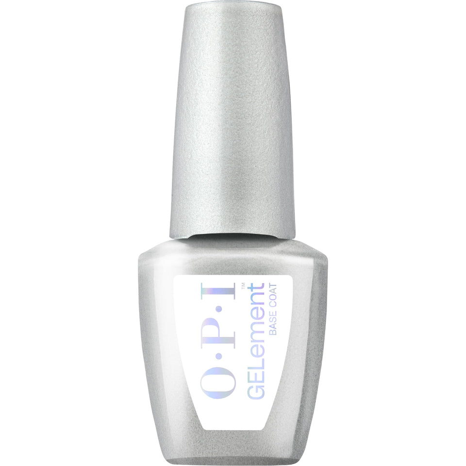 OPI GELement base coat front bottle showing brand and product for reliable foundation