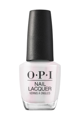 OPI bottle front view showing soft white-pearl glaze and brand clarity