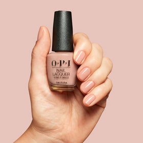 OPI glossy surface texture close-up highlighting brilliant shine benefit