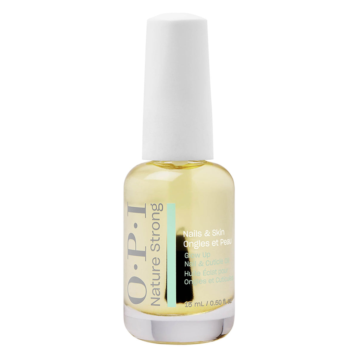OPI front packaging showing bottle and product name with clear benefit
