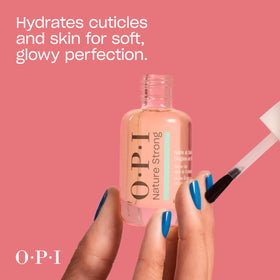 OPI before and after cuticle photo showing smoother, healthier look