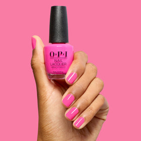OPI texture close-up highlighting glossy crème finish and shine benefit