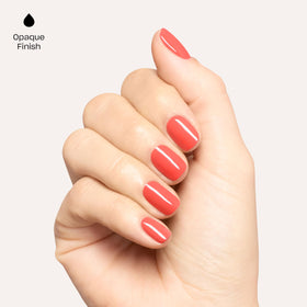 OPI Heat Vision close-up of glossy cured finish highlighting high-shine result